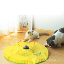 interactive puzzle game cat toy electric interactive cat teaser toy funny cat toy turntable